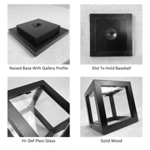 Load image into Gallery viewer, Baseball Wooden Display Case