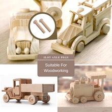 Load image into Gallery viewer, Wood Axle Pegs
