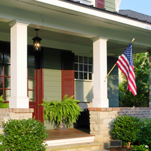 Load image into Gallery viewer, Wooden Flag Pole Plastic Sleeve