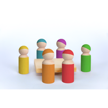 Load image into Gallery viewer, Unfinished Peg Dolls