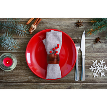 Load image into Gallery viewer, Wooden Napkin Rings (Set of 12)