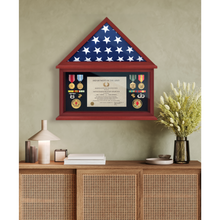 Load image into Gallery viewer, Flag Certificate Display Case