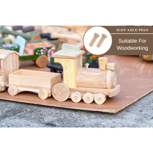Load image into Gallery viewer, Wood Axle Pegs