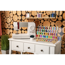 Load image into Gallery viewer, 2X60 Spools Wooden Thread Rack/Thread Holder Organizer