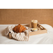 Load image into Gallery viewer, Teak Wood Serving Tray with Handles