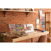 Load image into Gallery viewer, 2X60 Spools Wooden Thread Rack/Thread Holder Organizer