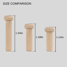 Load image into Gallery viewer, Wood Axle Pegs
