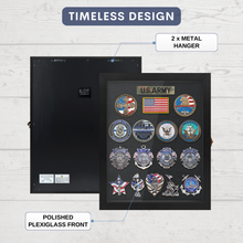 Load image into Gallery viewer, 11x14 Pin Display Case with UV Protection Acrylic Door