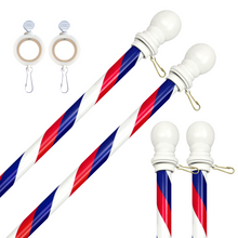 Load image into Gallery viewer, Wooden Candy Pole Double Rotating Rings