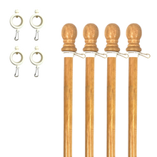 Load image into Gallery viewer, 56" Wooden Flag Pole For House