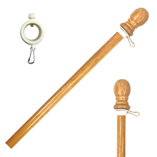 Load image into Gallery viewer, 56" Wooden Flag Pole For House