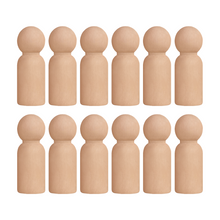Load image into Gallery viewer, Unfinished Peg Dolls
