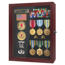 Load image into Gallery viewer, 11x14 Pin Display Case with UV Protection Acrylic Door