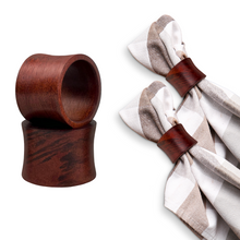 Load image into Gallery viewer, Wooden Napkin Rings (Set of 12)