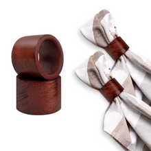 Load image into Gallery viewer, Wooden Napkin Rings (Set of 12)