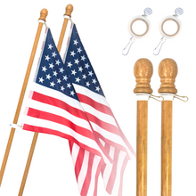 Load image into Gallery viewer, 56" Wooden Flag Pole For House