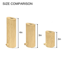 Load image into Gallery viewer, Wood Wall Hooks