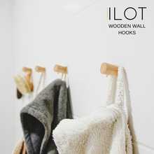 Load image into Gallery viewer, Wood Wall Hooks