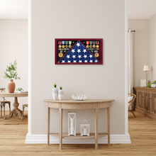 Load image into Gallery viewer, Large Military Flag Case Shadow Box
