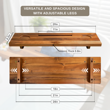 Load image into Gallery viewer, WOODEN BATH THUB TRAY
