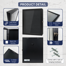 Load image into Gallery viewer, 11x14 Pin Display Case with UV Protection Acrylic Door
