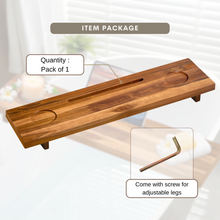 Load image into Gallery viewer, WOODEN BATH THUB TRAY
