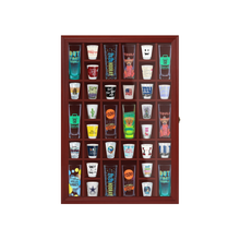 Load image into Gallery viewer, Shot Glass Display Cabinet For Collectibles
