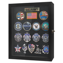 Load image into Gallery viewer, 11x14 Pin Display Case with UV Protection Acrylic Door
