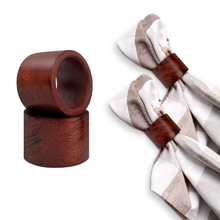 Load image into Gallery viewer, Wooden Napkin Rings (Set of 12)
