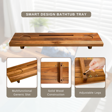 Load image into Gallery viewer, WOODEN BATH THUB TRAY
